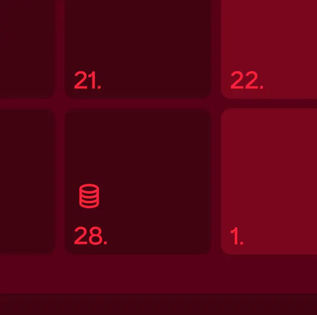 Kalender betalingsdag