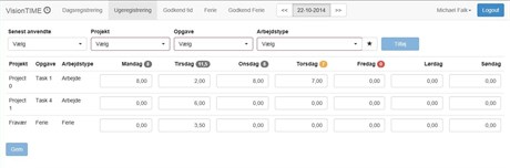 Ugeregistrering 