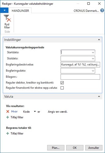 Kursregulering
